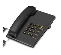 JDNH Telefono fisso amichevole per anziani Telefono di base con capacità di ricomporre la scrivania essenziale della parete della scrivania dell'ufficio della famiglia