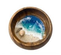 JDNH The World Of The Sea In Bowls Handmade Oceans Bowls Shell Starfish Turtles Decorazione per la casa per bambini Scultura marina unica di Natale