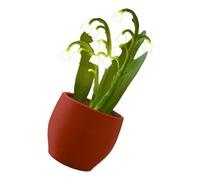 JDNH Touch Activated Night Light Lilys Floreale Operazioni Silenziose Illuminazione Decorativa per Camera dei Bambini Cameretta Comodino Touch Control Lampada da Notte