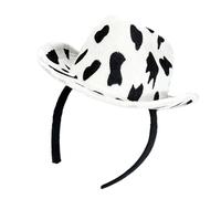 JDNH Trendsetting - Cerchietto per capelli a tesa piatta per abbigliamento moderno, elegante, per spettacoli teatrali, accessori per mago adulto