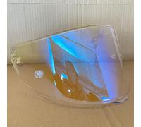 Jdon-hats Visiera Parasole per Casco Integrale da Moto KYT TT Course (Colore : Revo Light Blue)