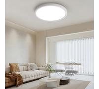 JDONG 36 W Plafoniera 4000 K bianco neutro rotondo moderno bagno soffitto LED IP44 impermeabile ideale per bagno camera da letto cucina soggiorno corridoio balcone cantina Ø40 cm