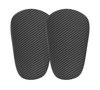 JDP Mini Parastinchi, parastinchi extra piccoli calcio uomo, antiscivolo mini protezione tibia bambini football, parastinco piccolo, Shin Guards 12x8 cm, carbonio