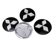 JDRDP 4Pcs Auto Coprimozzo Ruota per Mitsubishi i-MiEV 2009-2021 60mm, Auto Emblema Coprimozzo Ruota Centrale Coprimozzi Auto Fregi Cerchi Accessori