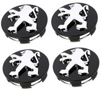JDRDP 4Pcs Auto Coprimozzo Ruota per Peugeot 5008 III 2024 60mm, Auto Emblema Coprimozzo Ruota Centrale Coprimozzi Auto Fregi Cerchi Accessori,A
