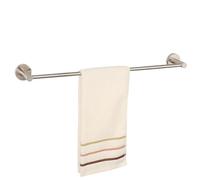 JDSHFEN Accessori per Il Bagno in Nichel Spazzolato Ganci per portasciugamani Portasciugamani Scaffale Portarotolo Portarotolo Scopino Portasapone Ripiano in Vetro, Portasciugamani