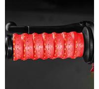 JDUYHS 2 Pezzi Copri Manopole Moto Antiscivolo per Africa Twin 750 XRV RD07 Africa Twin 750, Manopole Moto, Manubrio Moto Antivibrazione Copertura, Manopole in Gomma per Moto, Scooter, ATV,B Red