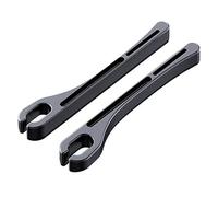 JDUYHS 2 Pezzi Riempitivo Sedili Auto per Audi Q2 2020-2023, Universale Striscia di Riempimento del Divario del Sedile Auto Organizer per Fessure del Sedile Dell'Auto, S Black