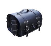 JDUYHS Bauletto per Harley Davidson Softail Custom 1986-2018, Grande Capacità Valigia Moto Impermeabile Portatile, Baule per Il Casco, B Black