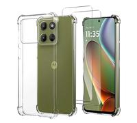JDXHFF Cover per Motorola Moto G17 4G / Moto G15 4G (6.72") Trasparente