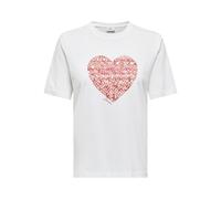 JdY Anemone S/S Print Top Jrs, Ballerino di Nuvola, L