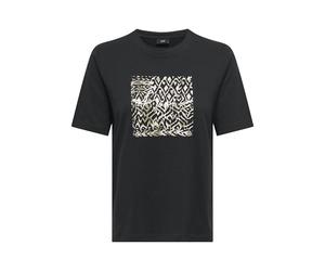 JdY Anemone S/S Print Top Jrs, Nero, S