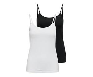 JdY AVA Singlet 2 Pack Jrs, Bianco, M