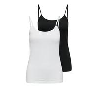 JdY AVA Singlet 2 Pack Jrs, Bianco, S
