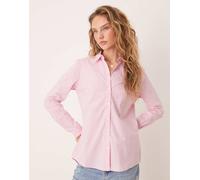 JDY - Camicia a maniche lunghe rosa a righe 34