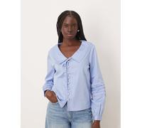 JDY - Camicia azzurra con colletto-Blu 3XL