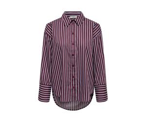 JDY Camicia classica a righe in cotone JDY rosso