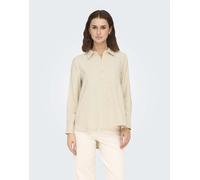 JDY - Camicia color crema-Bianco XS
