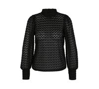 JDY - Top a maniche lunghe nero in pizzo XL