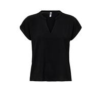 JdY JDYLION S/S Top Wvn Noos Camicia da Donna, Black, 46