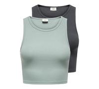 JdY Canotta da Donna (Confezione da 2), Chinois Green, XS