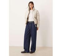 JDY - Cappotto color pietra imbottito con zip-Neutro M