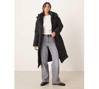 JDY - Cappotto imbottito taglio lungo nero S