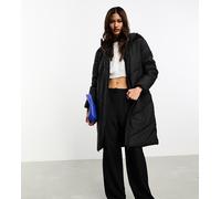 JDY - Cappotto imbottito taglio lungo nero XS