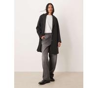 JDY - Cappotto taglio lungo nero XS