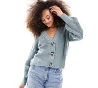 JDY - Cardigan a maniche lunghe extra largo color salvia-Verde 3XL