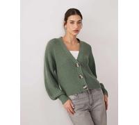 JDY - Cardigan a maniche lunghe extra largo verde medio XL