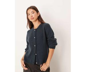 JDY - Cardigan blu navy leggero a coste M