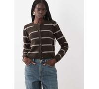 JDY Giacchetta 'Chloe' marrone Donna - Abbigliamento - Taglie comode - Pullover e cardigan - Cardigan JDY L