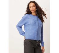 JDY - Cardigan leggero blu a coste L