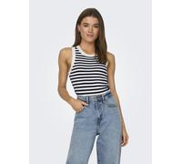 JDY Damen Rippstrick Aermelloses Tank Top Pullover Mock NeckIch hoffe das hilf