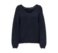 JDY - Maglione oversize extra largo blu navy-Grigio M