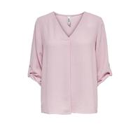 JDY Donna Camicia Lunga Casual a Manica 3/4 Tunica Maglietta Lunga Top Largo Soffice Leggero JDYDIVYA, Colore:Rosa-2, Taglia:40