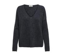 JdY Elanora L/S V-Neck Pullo. Knt Noos Maglione Lavorato a Maglia, Night Sky/Dettagli: mélange, S Donna