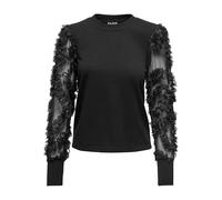 JDY Felpa Jdyfairview L/S Sweat Jrs da Donna, Confezione da 1, Nero, XL