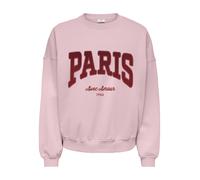 JDY JDYMESA Life L/S O-NK EMB Sweat Jrs, Rosa Gesso, L