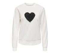 JDY Felpa 'JDYParis' nero / bianco Donna JDY L