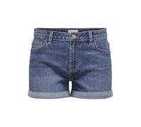 JdY Foldup Shorts Pantaloncini Pieghevoli Jdymoon MW SK DNM Mix Noos, Dark Blue Denim, S Donna