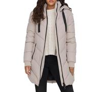JdY Giacca da donna JDYSKYLAR con cappuccio imbottito OTW NOOS, cappotto trapuntato, grigio chateau/dettaglio: nero, S, grigio chateau/dettaglio: nero, S