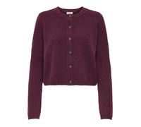 JDY Giacchetta 'CHLOE' rosso vino Donna - Abbigliamento - Taglie comode - Pullover e cardigan - Cardigan JDY XS