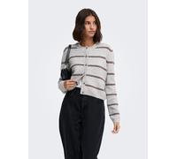 JDY Giacchetta 'JDYChloe' cioccolato / grigio sfumato Donna - Abbigliamento - Taglie comode - Pullover e cardigan - Cardigan JDY M