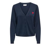 JDY Giacchetta 'JDYKate' navy / rosso ciliegia Donna JDY S