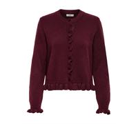JDY Giacchetta 'JDYLETTY' rosso rubino Donna - Abbigliamento - Taglie comode - Pullover e cardigan - Cardigan JDY L