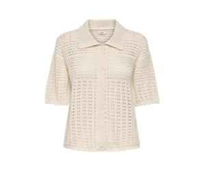 JDY Giacchetta 'JDYRobin' écru Donna - Abbigliamento - Taglie comode - Pullover e cardigan - Cardigan JDY S