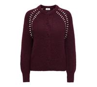 JDY Giacchetta 'JDYZoey Ella' rosso vino Donna - Abbigliamento - Taglie comode - Pullover e cardigan - Cardigan JDY XL
