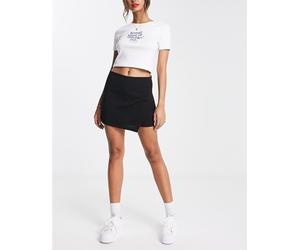 JDY - Gonna pantalone asimmetrica nera-Nero S